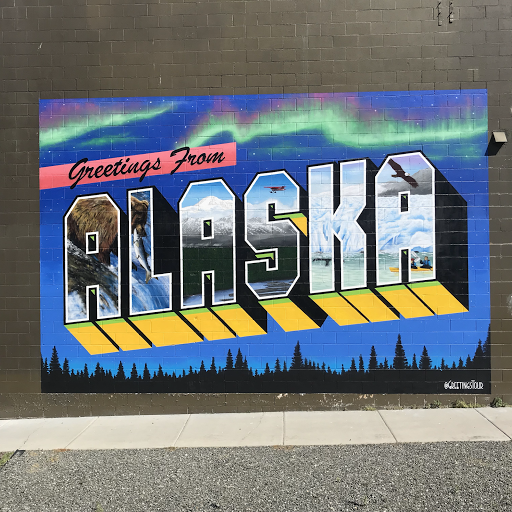 Greetings from Alaska Mural