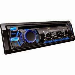  JVC KD-A845BT Bluetooth Enabled Single-Din In-Dash CD/MP3 Reciever with Front USB/AUX Input and PANDORA Link