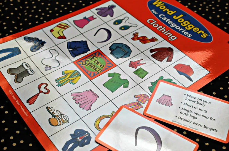 Word Joggers for Categories Game from Super Duper Publications