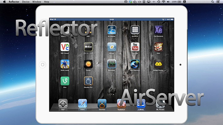 Iphone Ipadの画面をwindows Pcやmacにairplayミラーリングして表示録画できる Reflector Airserver Will Feel Tips