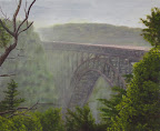 Misty Bridge - Original Painting