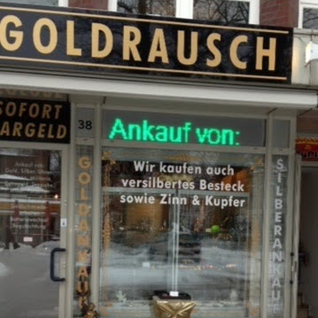 Goldrausch auf der Marktfläche logo