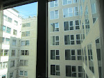 "Glamorous" view from our hotel room's window "Glamorous" view from our hotel room's window