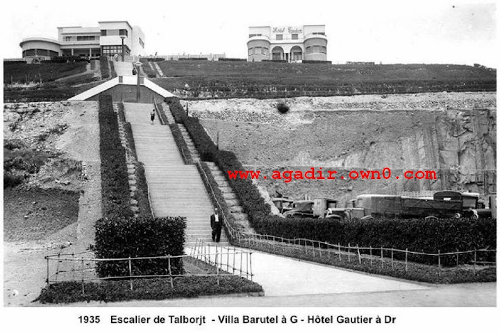 صور درج قرب فندق موريتانيا و محطة الحافلات سطاس سابقنا 1936escaterm