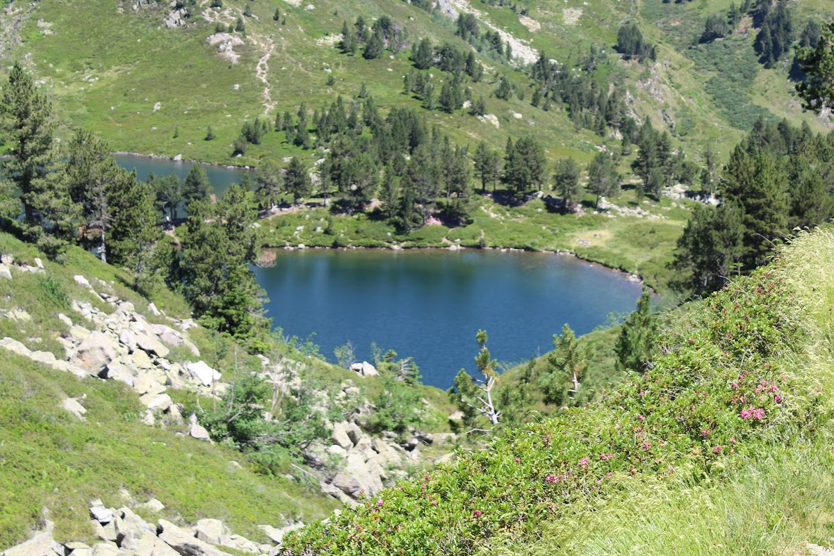 Le pic de Tarbesou, le lac Bleu et le lac Noir IMG_3612