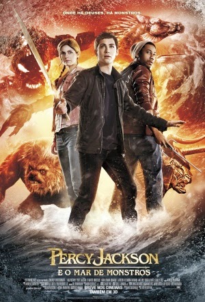 Filme Poster Percy Jackson e o Mar dos Monstros WEBRip XviD & RMVB Dublado