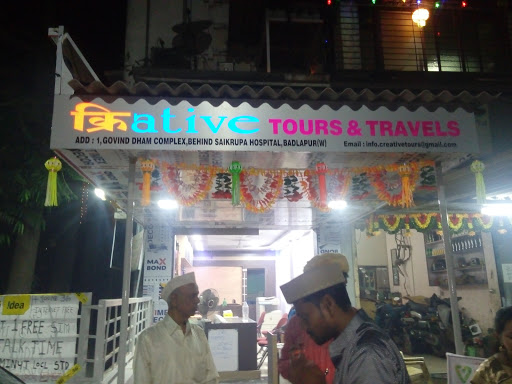 Creative Tours & Travels Badlapur West, Manjarli Rd, Shaninagar, Manjarli, Badlapur, Maharashtra 421503, India, Travel_Agents, state MH