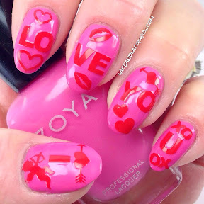 Lace and Lacquers: YOU POLISH: Valentine's Day Decals