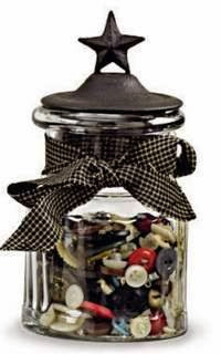  Black Star Small Glass Jar