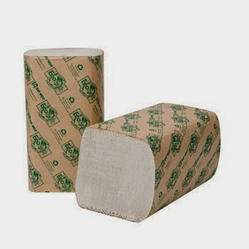 Wausau Paper EcoSoft Folded Towels, 9 x 10, White, 268/Pack - 15 packs of 268 towels each.