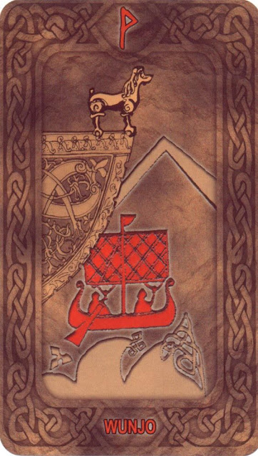 Рунный Оракул - Mythological Runes Wunjo.jpg