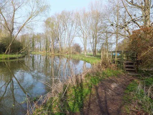 River Bure leaves Hautbois
