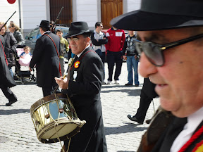 Fiesta de la Virgen de Luna en Pozoblanco: los hermanos en la procesión lunes 28/02/11. Foto: Pozoblanco News, las noticias y la actualidad de Pozoblanco (Córdoba)* www.pozoblanconews.blogspot.com