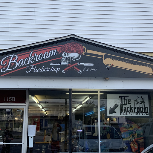 The Backroom Barbershop logo