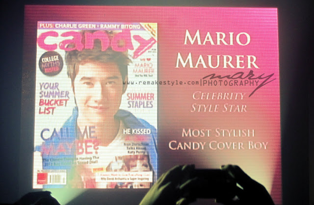 Candy Style Awards 2012 - Rockwell Tent, Makati City - May 4, 2012 - Mario Maurer Most Stylish Candy Cover Boy