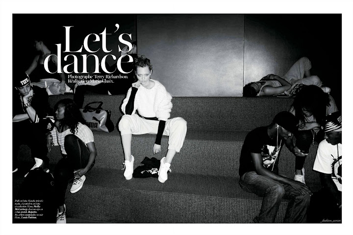 Vogue Paris Diciembre 2011 - Let's Dance - Sasha Pivovarova