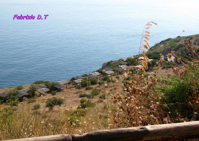 Panorama con in basso la zona picnic