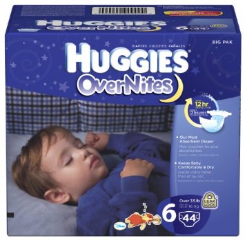  Huggies Diapers Overnite, Big Pack