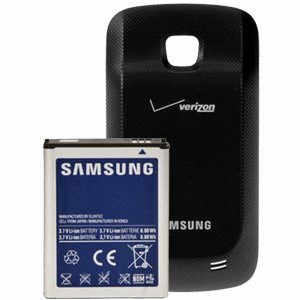 Samsung Illusion OEM 2400mAh Extended Battery and Door SAMI110BATX