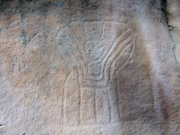 Headless Fremont petroglyph