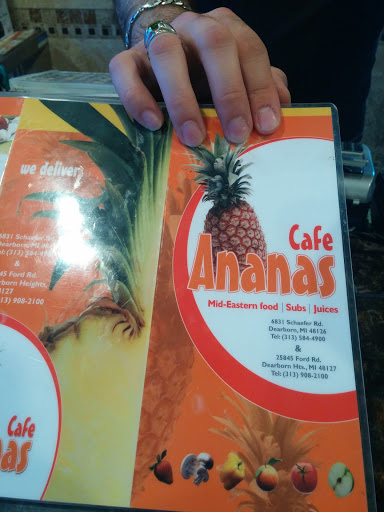 Mediterranean Restaurant «Ananas Cafe of Dearborn Heights», reviews and photos, 25845 Ford Rd, Dearborn Heights, MI 48127, USA