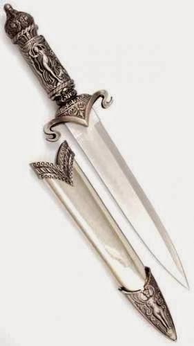 Silver Handle Goddess Athame