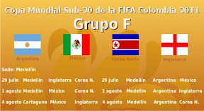 Fixture mundial sub20 Colombia - Grupo F