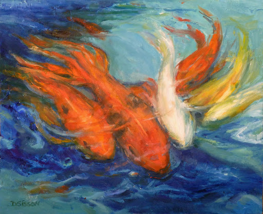 Koi+fish+art+project