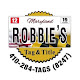 ROBBIE'S TAG & TITLE
