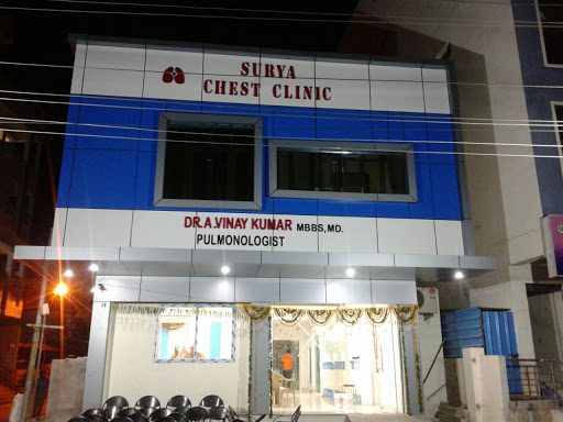 Surya Chest Clinic KK Complex, Hospital St, Christian Colony, Karimnagar, Telangana 505001, India, Clinic, state TS