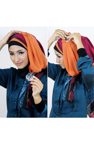 Tutorial Hijab Semi Formal untuk Tampil Stylish