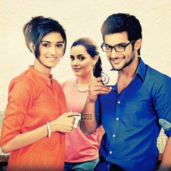 Erica Fernandes, Aadi and Kristina Akheeva in a still from Telugu movie Galipatam. www.gulte.com