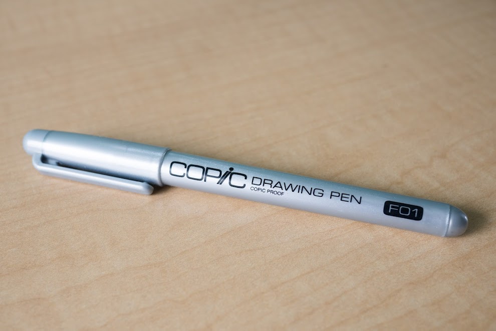 Copic Markers F01 Drawing Pen, Black