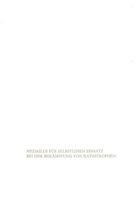 163 Medaille für selbstlosen Einsatz bei der Bekämpfung von Katastrophen www.ddrmedailles.nl