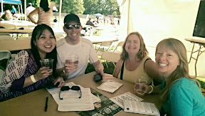 Photo stolen from Melanie, proof I was at the North Organic Brewers Festival 2014!