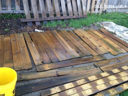 Clean Fence Boards