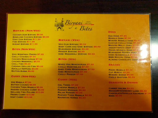 Indian Restaurant «Biryani and Bites», reviews and photos, 15224 N 59th Ave #1, Glendale, AZ 85306, USA