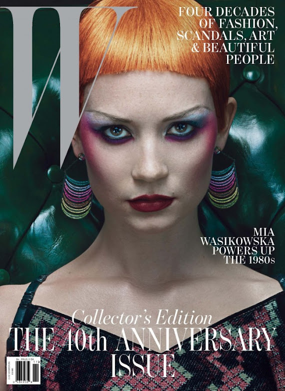 Mia Wasikowska - W Magazine November 2012