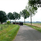 Boerenbruiloft Barlo Ophalen van de bruid