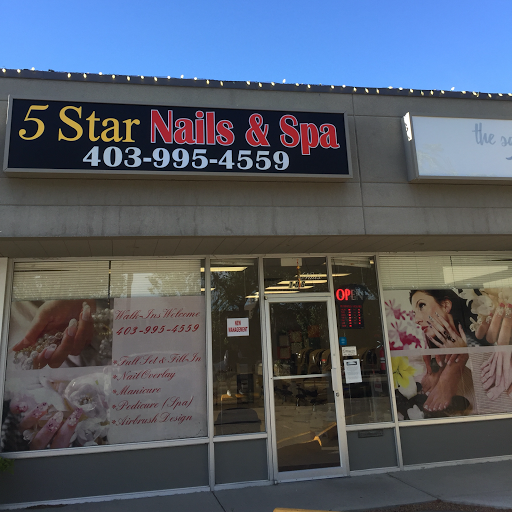 5 Star Nails & Spa logo