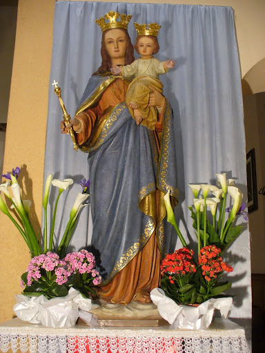 La statua di Maria Ausiliatrice dell'Oratorio