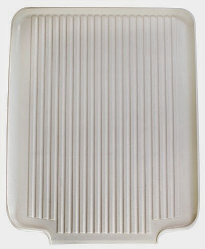  Better Houseware 1480/A Large Dish Drainer Board, Almond