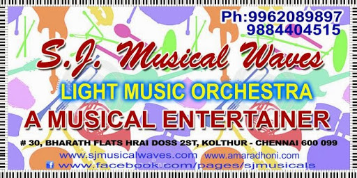 AMARADHONI LIGHT MUSIC ORCHESTRA, No 30,Bharath Flats,Haridoss 2nd St, Kolathur, Murugan Nagar, Kolathur, Chennai, Tamil Nadu 600099, India, Musical_Band_and_Orchestra, state TN