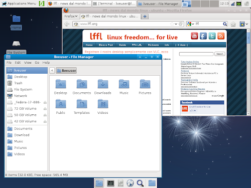 Xfce 4.10 su Fedora 17