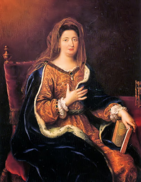 Pierre Mignard - Françoise d'Aubigné, marquise de Maintenon (1635-1719), représentée en Françoise Romaine,royal mistress