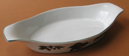  The Cades Cove Collection Porcelain Oval Ovenware Dish