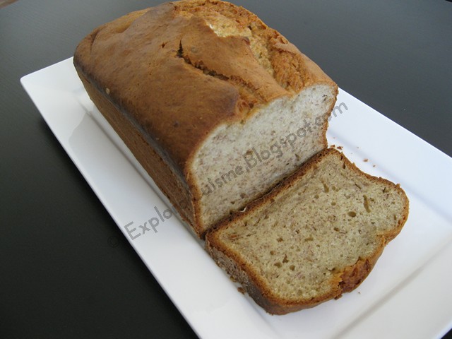 Chec cu banane (Plain Banana bread)