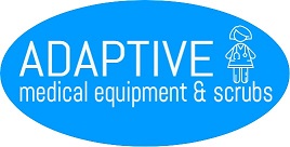Adaptive Medical Equipment and Scrubs logo