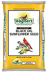 Alimento para aves silvestres con semillas de girasol de aceite negro de Wagner