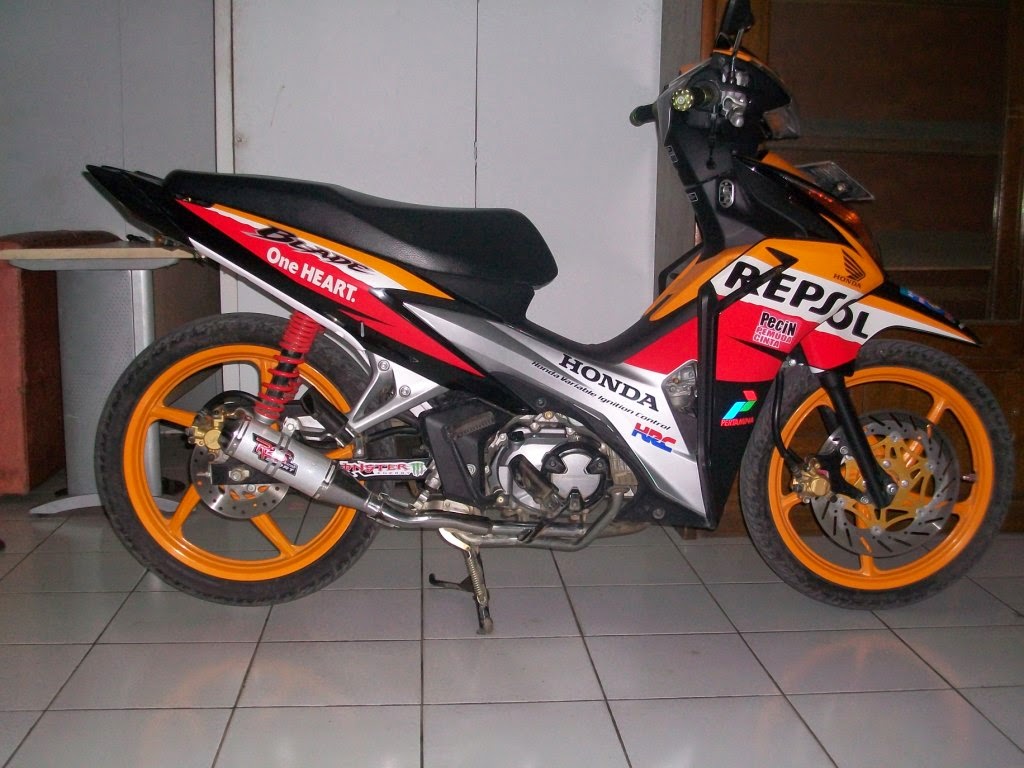 Modifikasi New Blade Repsol